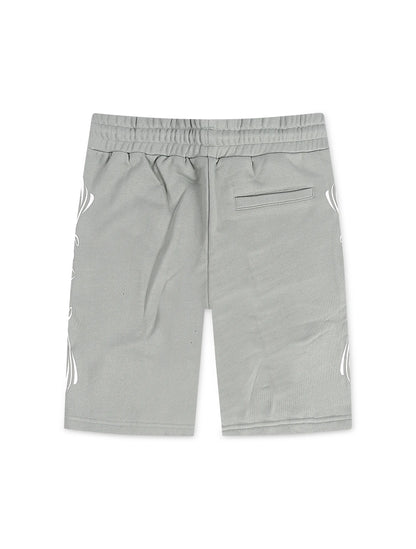 Campus Chrome Fleece Shorts - Green Denim Exchange