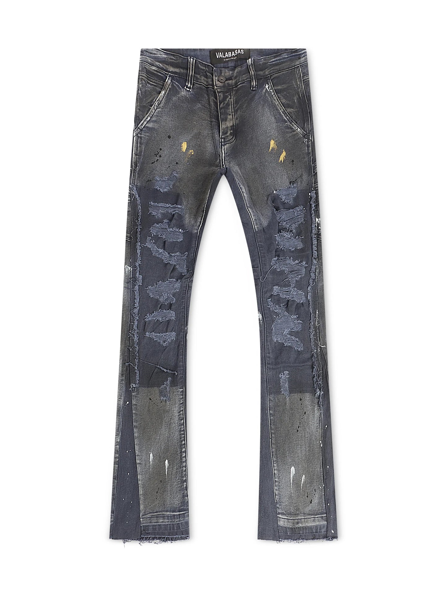 Valabasas Stellar Night Stacked Jeans - Dark Blue Denim Exchange