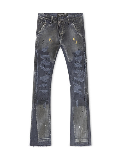 Valabasas Stellar Night Stacked Jeans - Dark Blue Denim Exchange