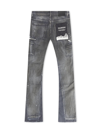 Valabasas Stellar Night Stacked Jeans - Dark Blue Denim Exchange