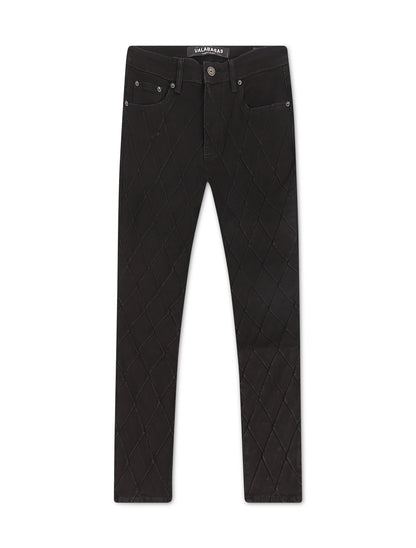 Valabasas Drift Skinny Jeans - Jet Black Denim Exchange