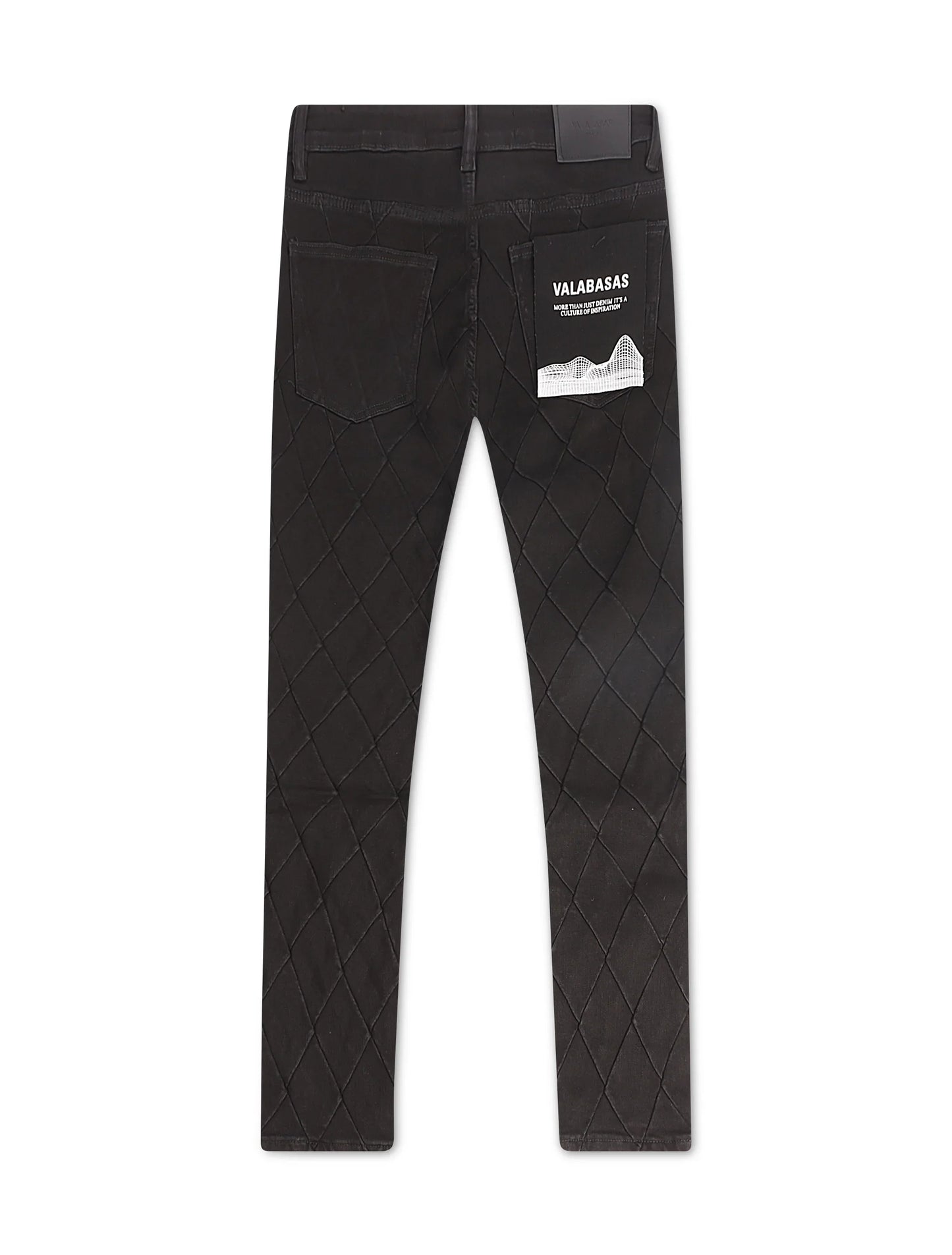 Valabasas Drift Skinny Jeans - Jet Black Denim Exchange