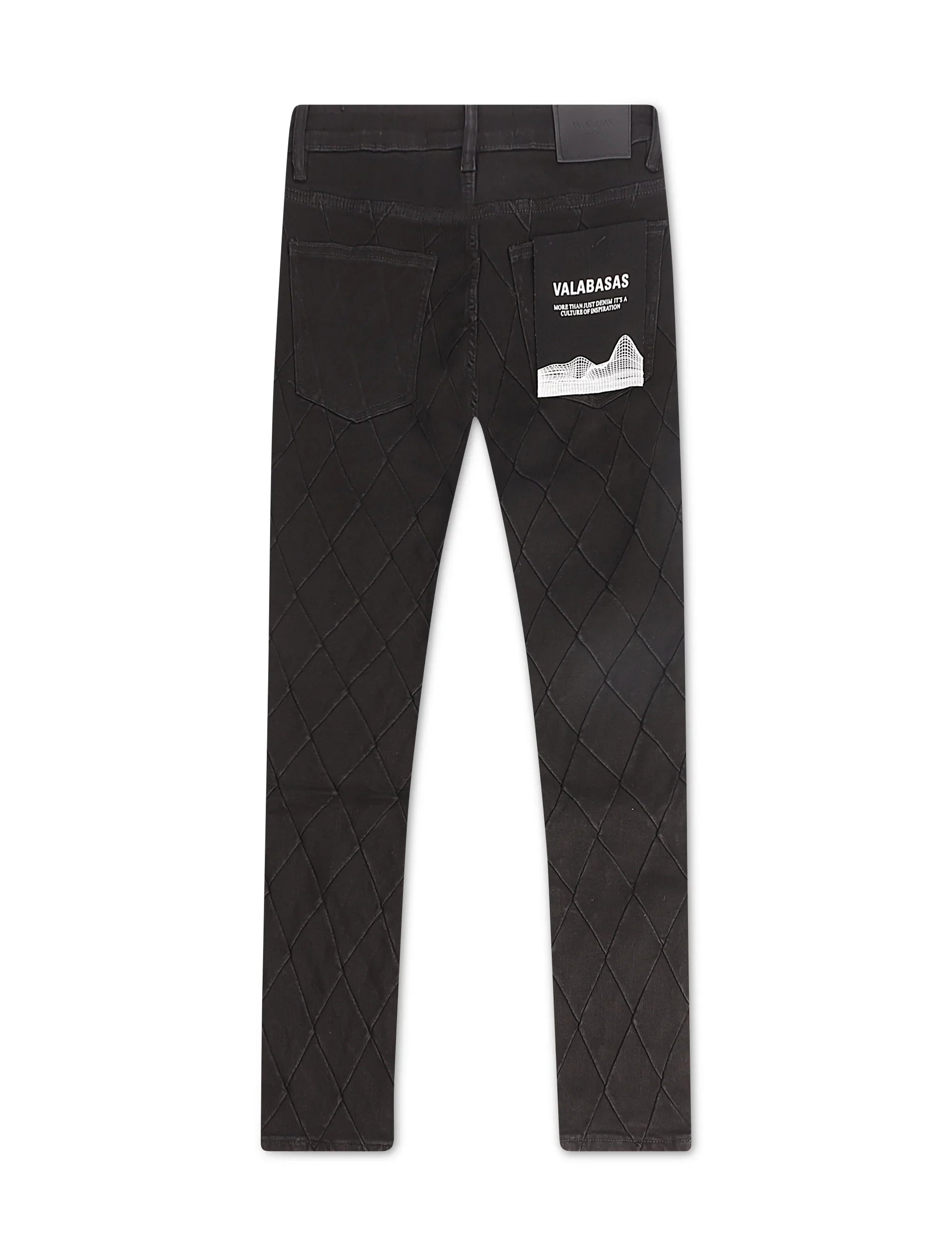 Valabasas Drift Skinny Jeans - Jet Black Denim Exchange