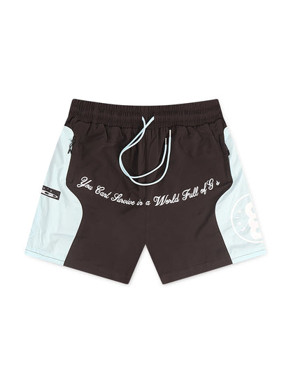 Gala Original G Sport Shorts - Black/Blue Denim Exchange