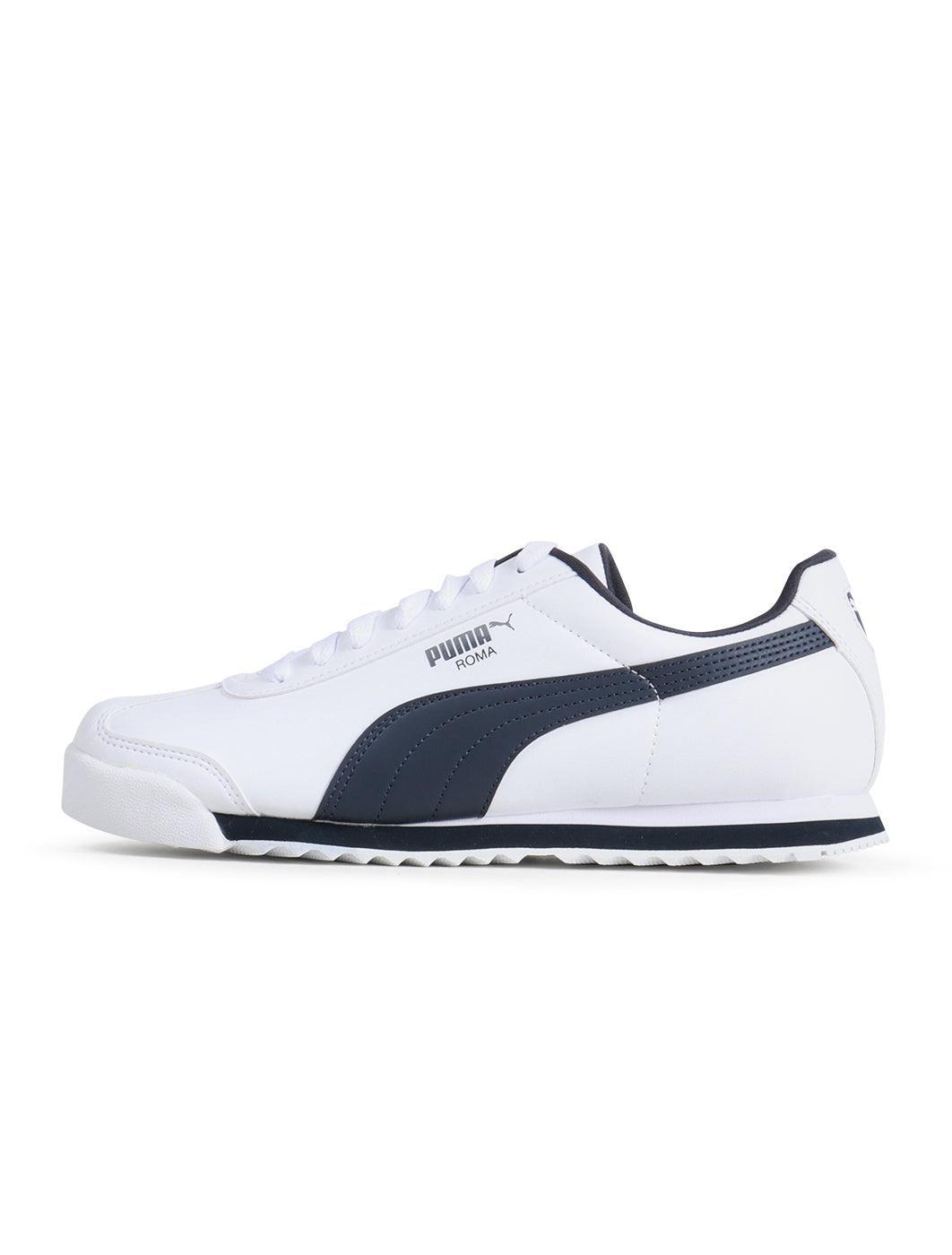 Puma Mens Roma Basic - White/Navy Denim Exchange