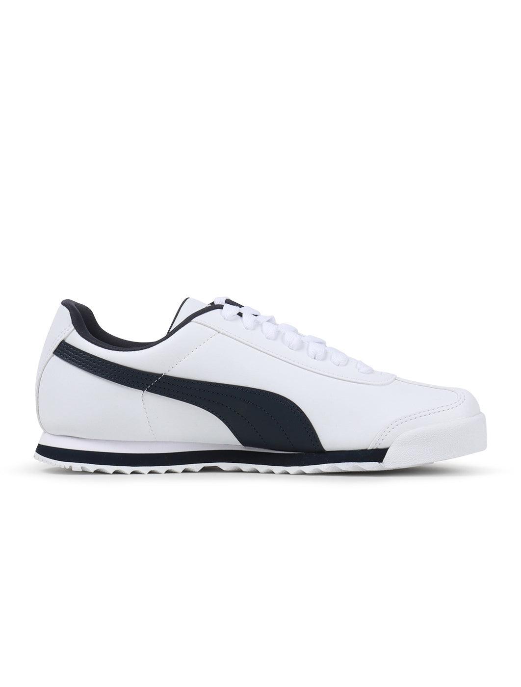 Puma Mens Roma Basic - White/Navy Denim Exchange