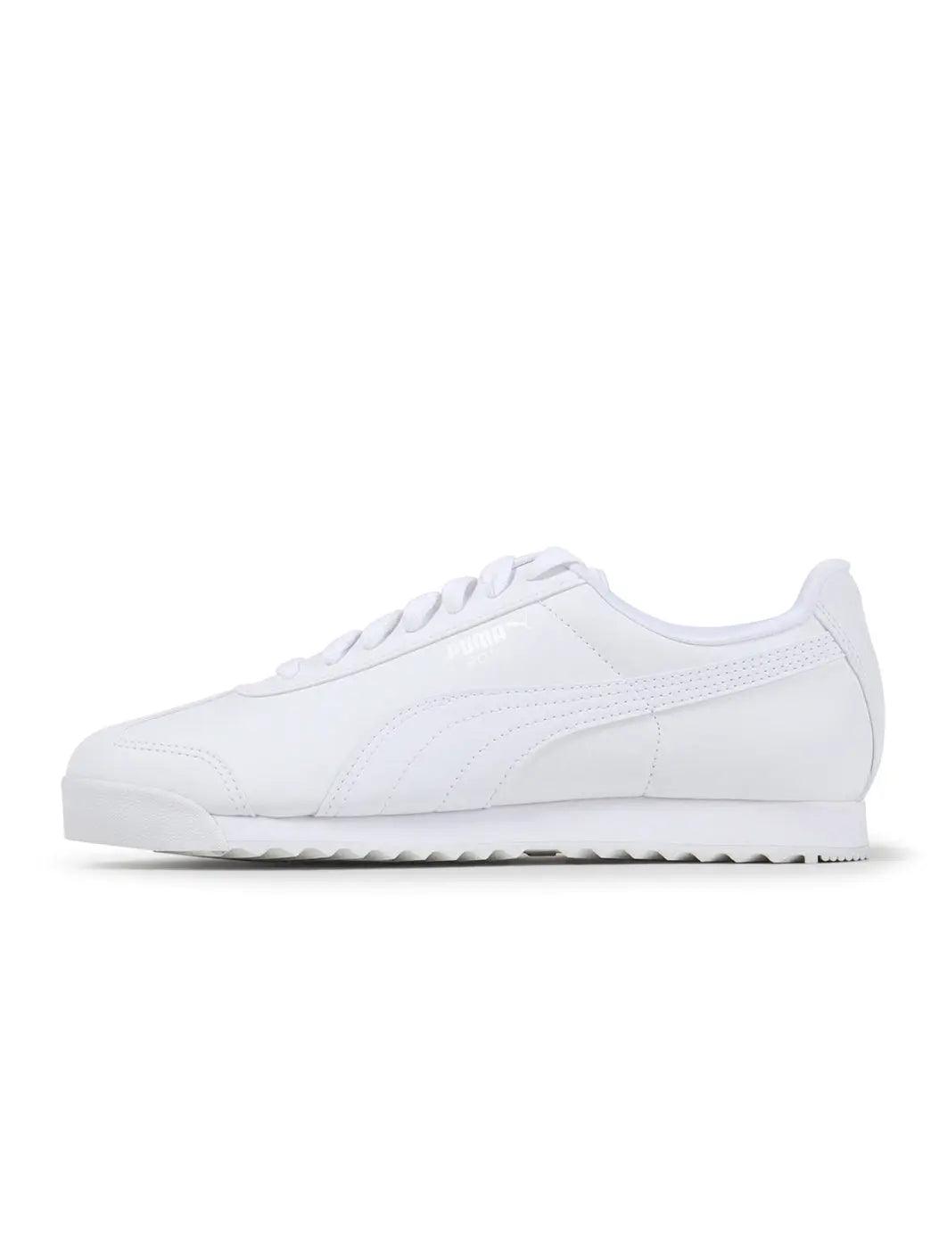 Puma Mens Roma Basic - White/ Light Grey Denim Exchange