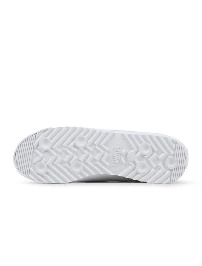 Puma Mens Roma Basic - White/ Light Grey Denim Exchange