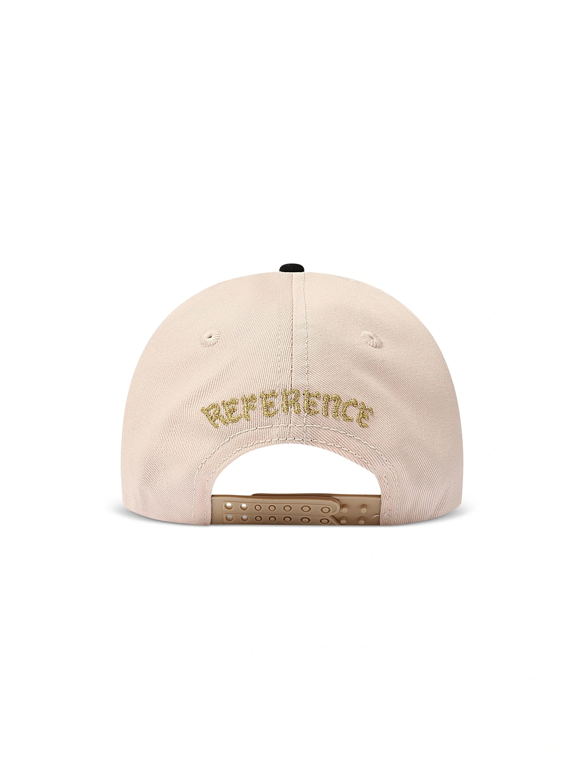 Reference Mirrored LA Hat - Cream/Black Denim Exchange