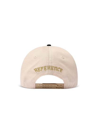 Reference Mirrored LA Hat - Cream/Black Denim Exchange