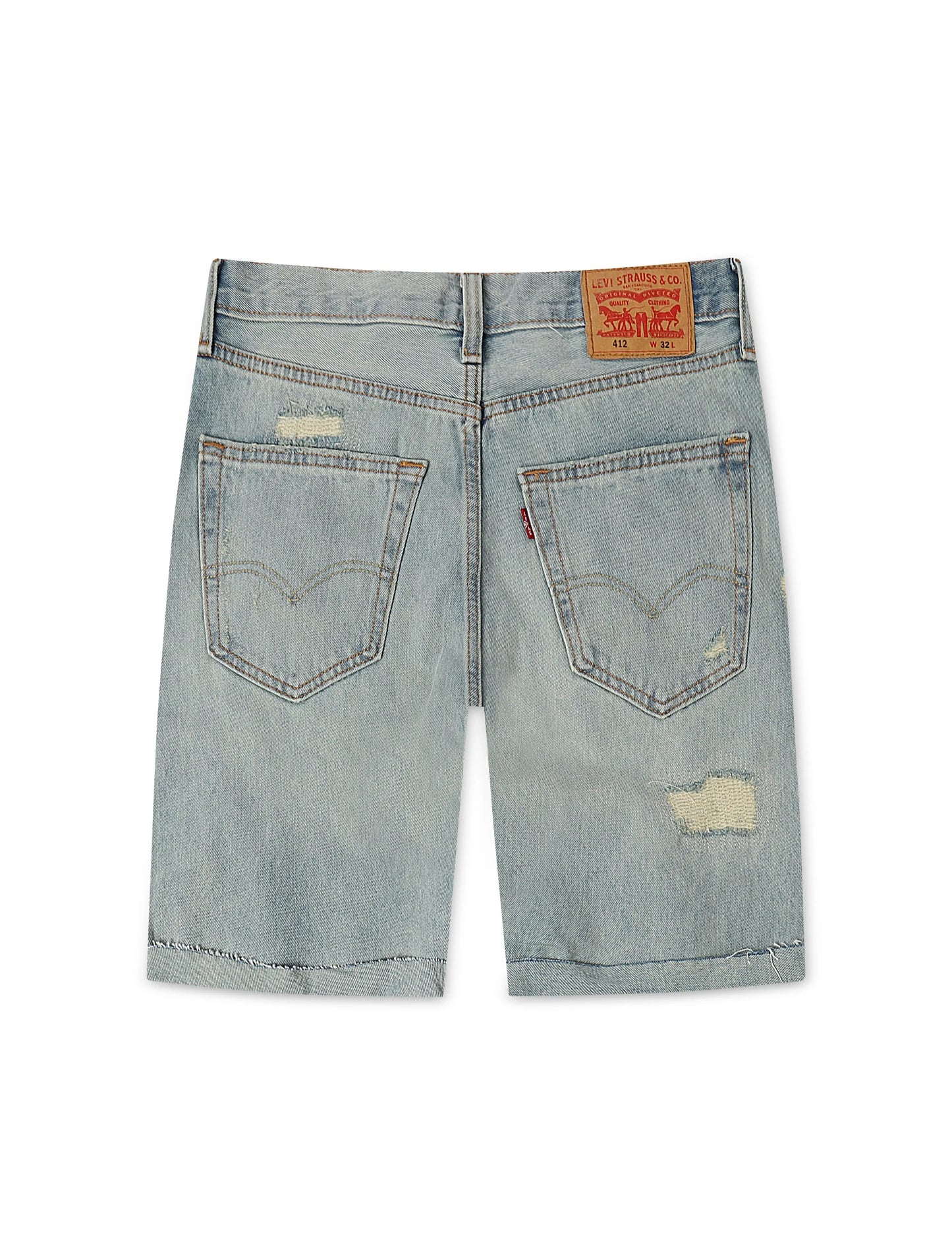 Levis 412™ Slim Fit Shorts - Medium Wash Denim Exchange