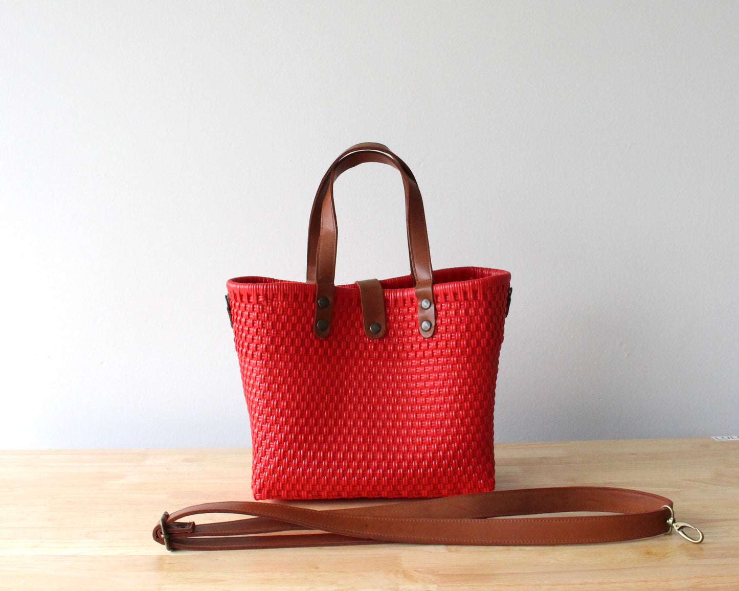 Red Handwoven Purse by MexiMexi MexiMexi