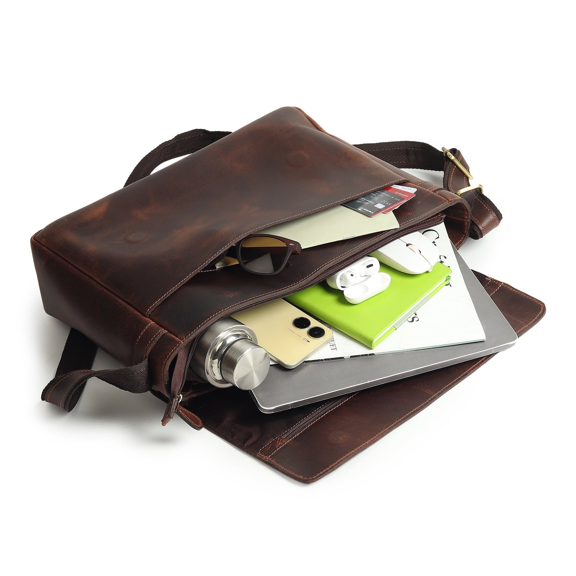 Genuine Sitka Leather Laptop Bag Classy Leather Bags