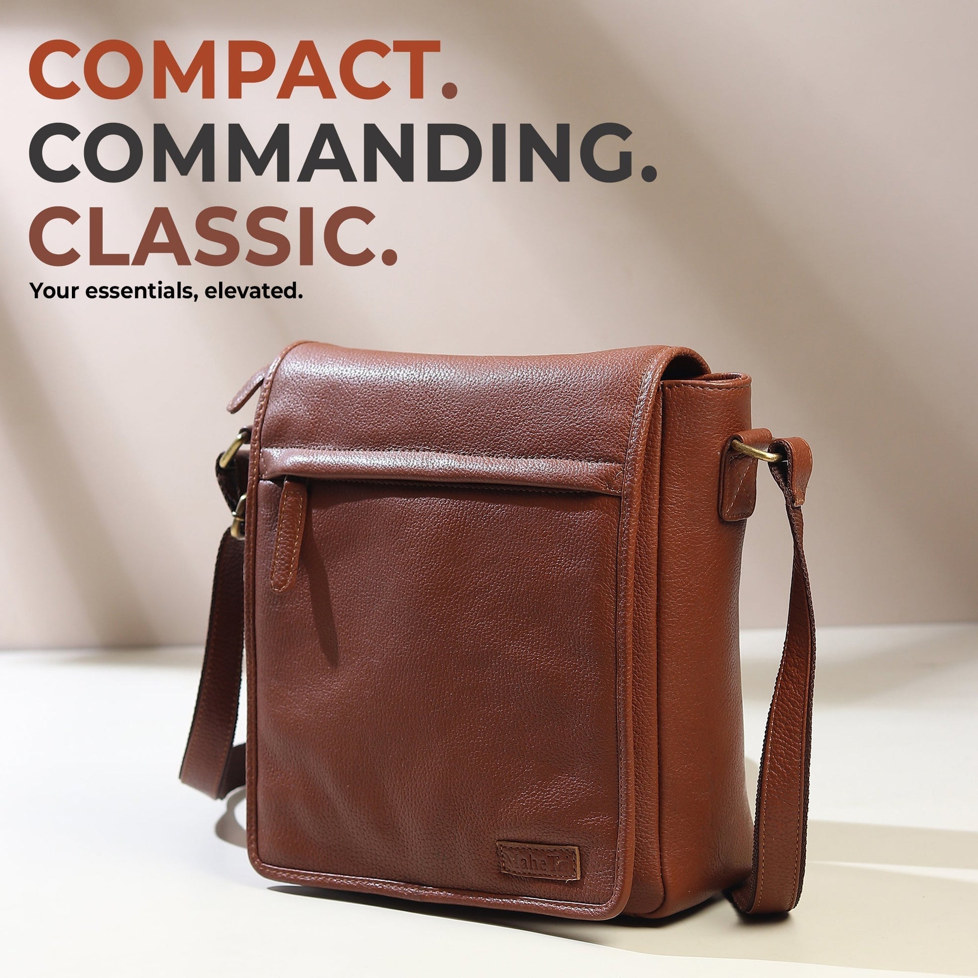 Leather Crossbody Bag for Travel Work Classy Leather Bags