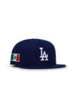 New Era La Mexico Hat Snapback - Royal Blue Denim Exchange