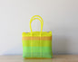 Medium Handwoven Handbag – Neon Yellow, Pink & Turquoise MexiMexi