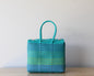 Medium Handwoven Handbag – Turquoise and Colors MexiMexi