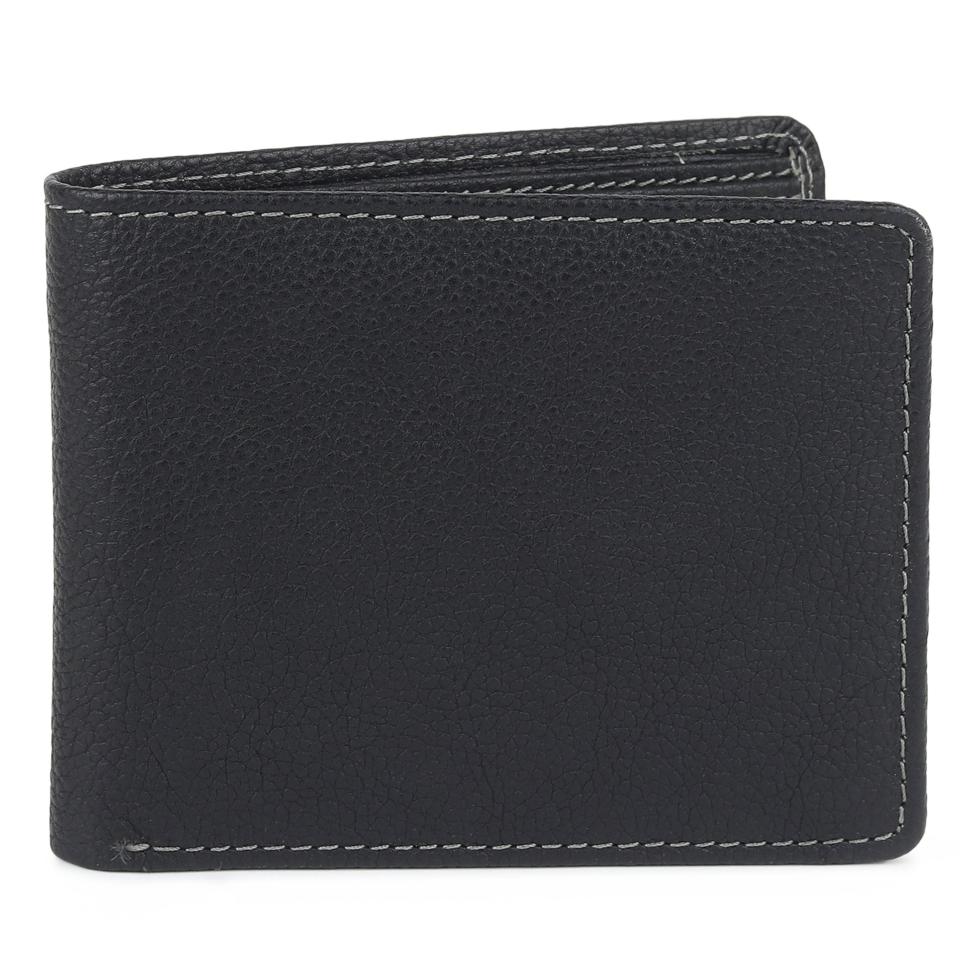Black Textured Leather Mens Wallet Classy Leather Bags
