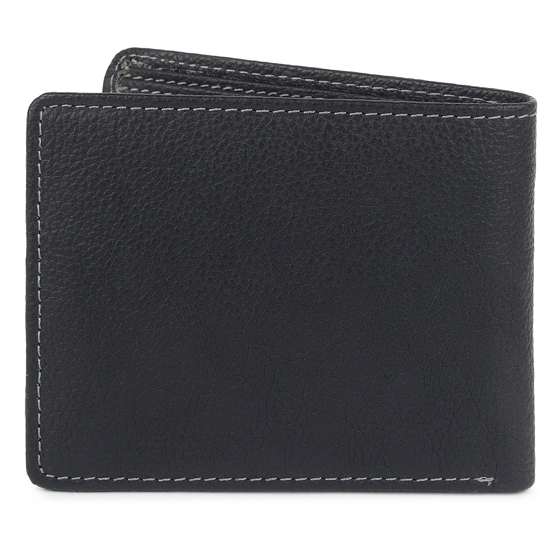 Black Textured Leather Mens Wallet Classy Leather Bags