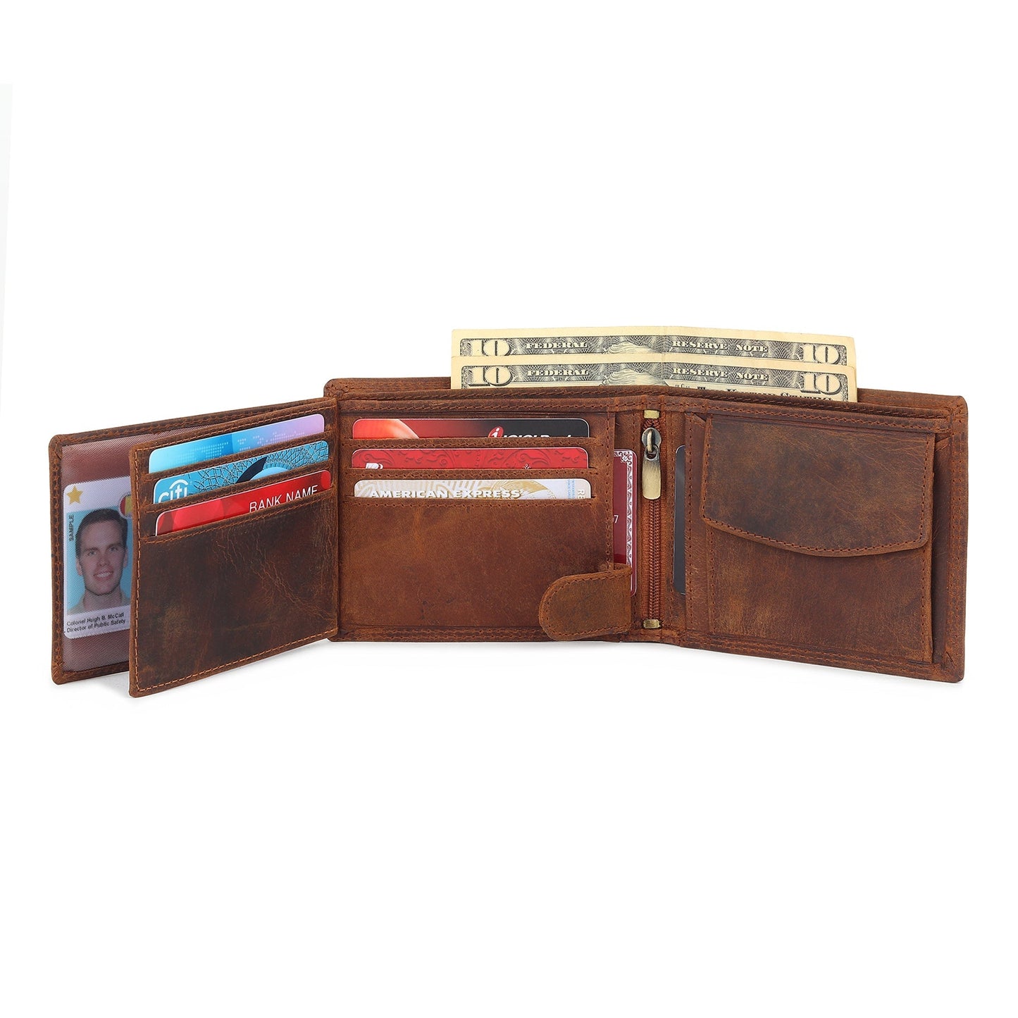 Buffalo Leather Men's Wallet - Hunter Classy Leather Bags