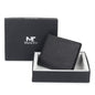 Black Textured Leather Mens Wallet Classy Leather Bags