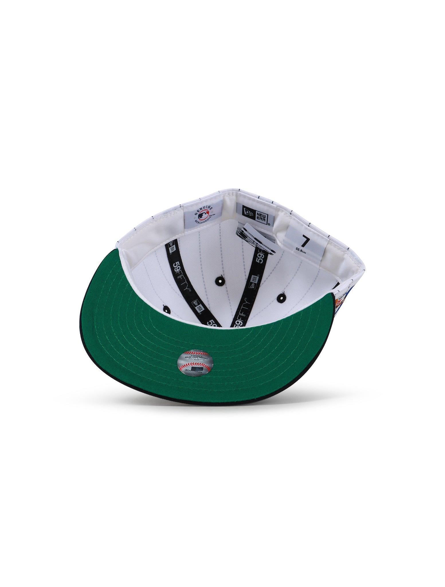 New Era 5950 Brooklyn Dodgers Jackie Robinson Hat - Stripe White Denim Exchange