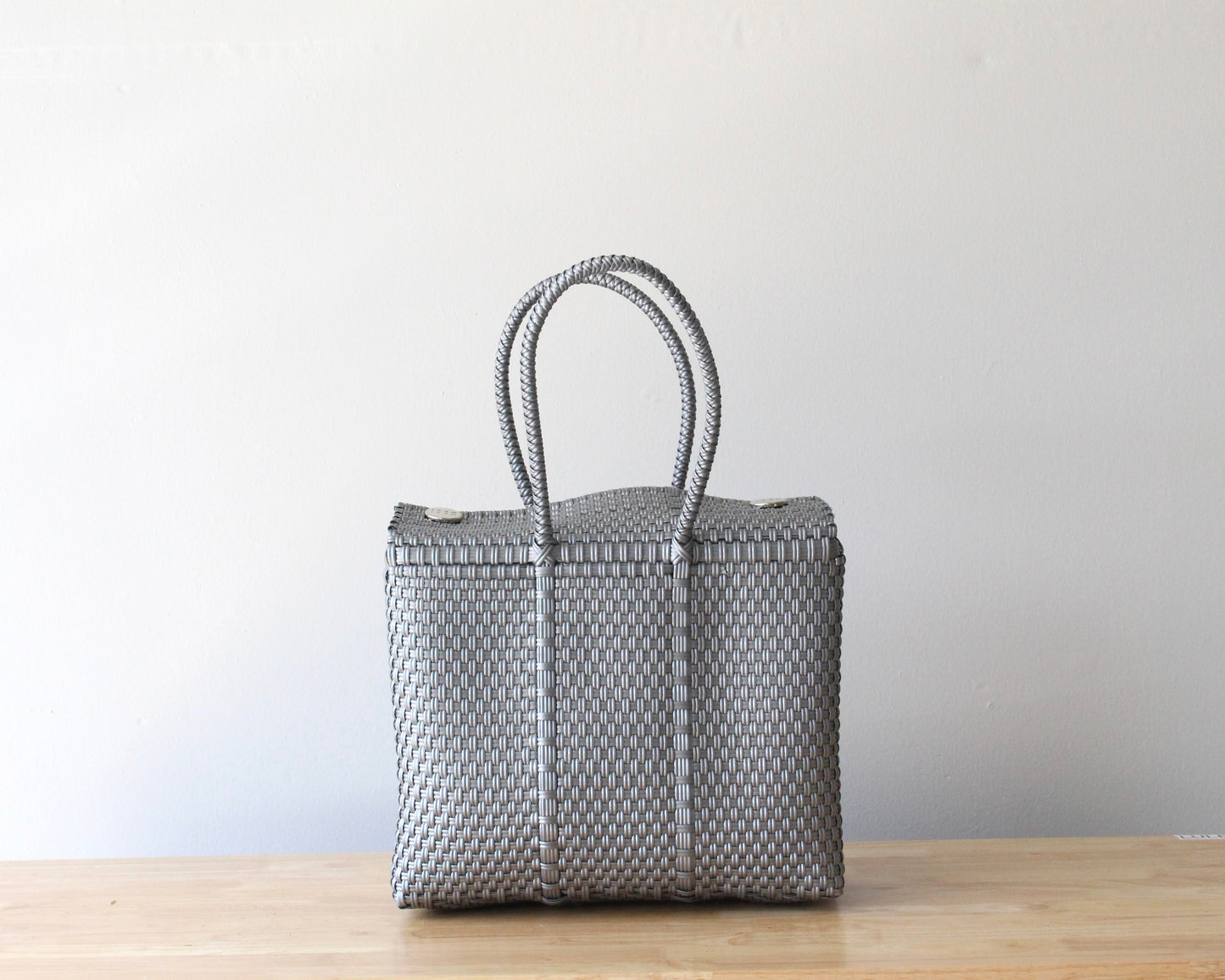 Silver Medium Handbag by MexiMexi MexiMexi
