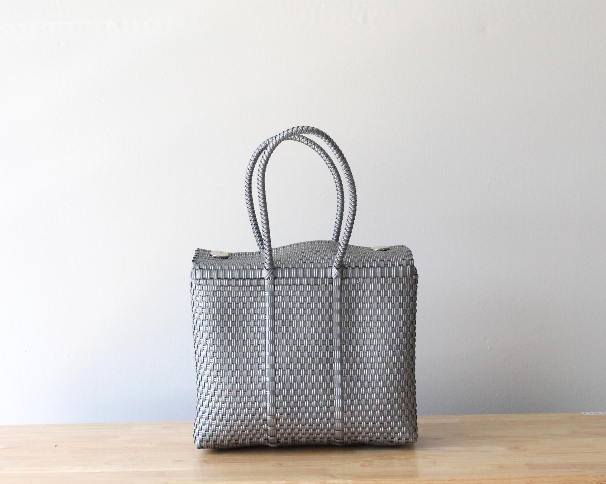 Silver Medium Handbag by MexiMexi MexiMexi
