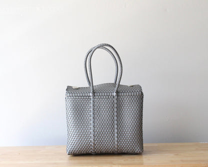 Silver Medium Handbag by MexiMexi MexiMexi