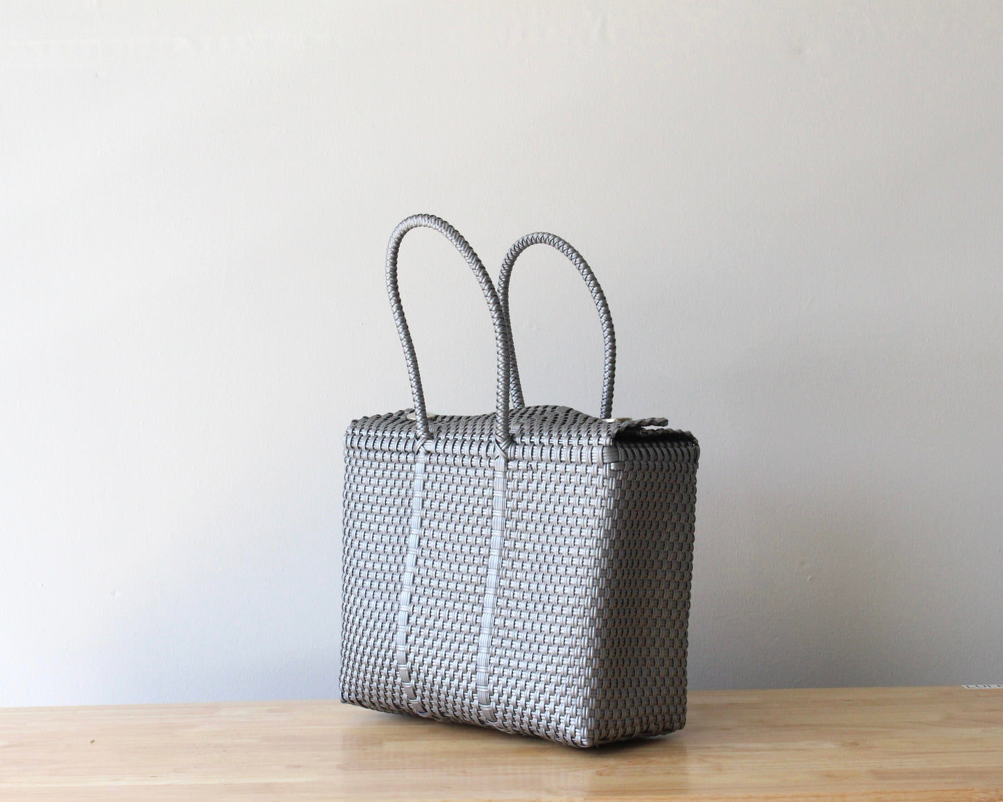 Silver Medium Handbag by MexiMexi MexiMexi