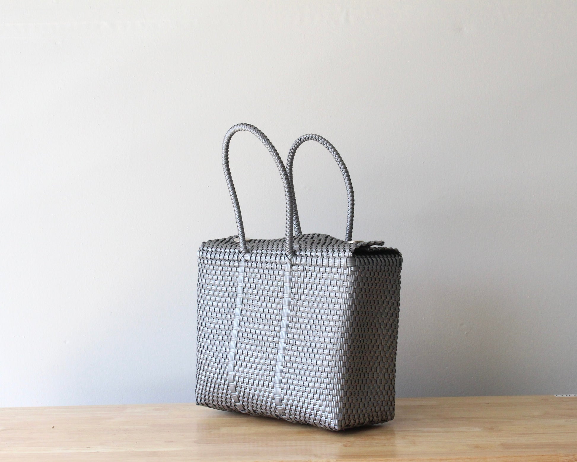Silver Medium Handbag by MexiMexi MexiMexi