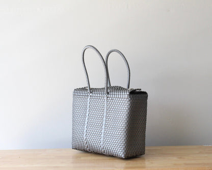 Silver Medium Handbag by MexiMexi MexiMexi