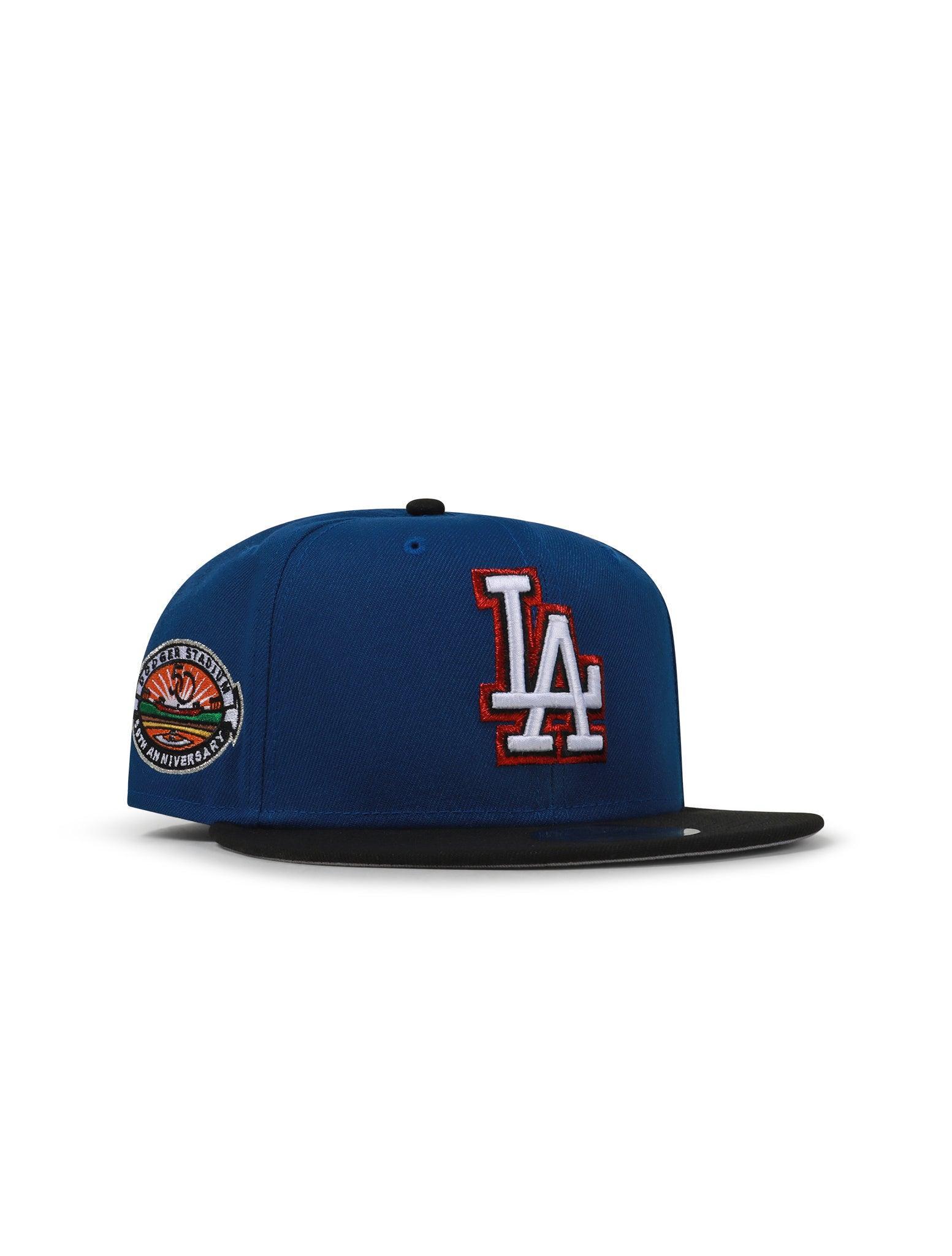 New Era 5950 Dodgers 50Th Anniversary Hat - Blue/Black Denim Exchange