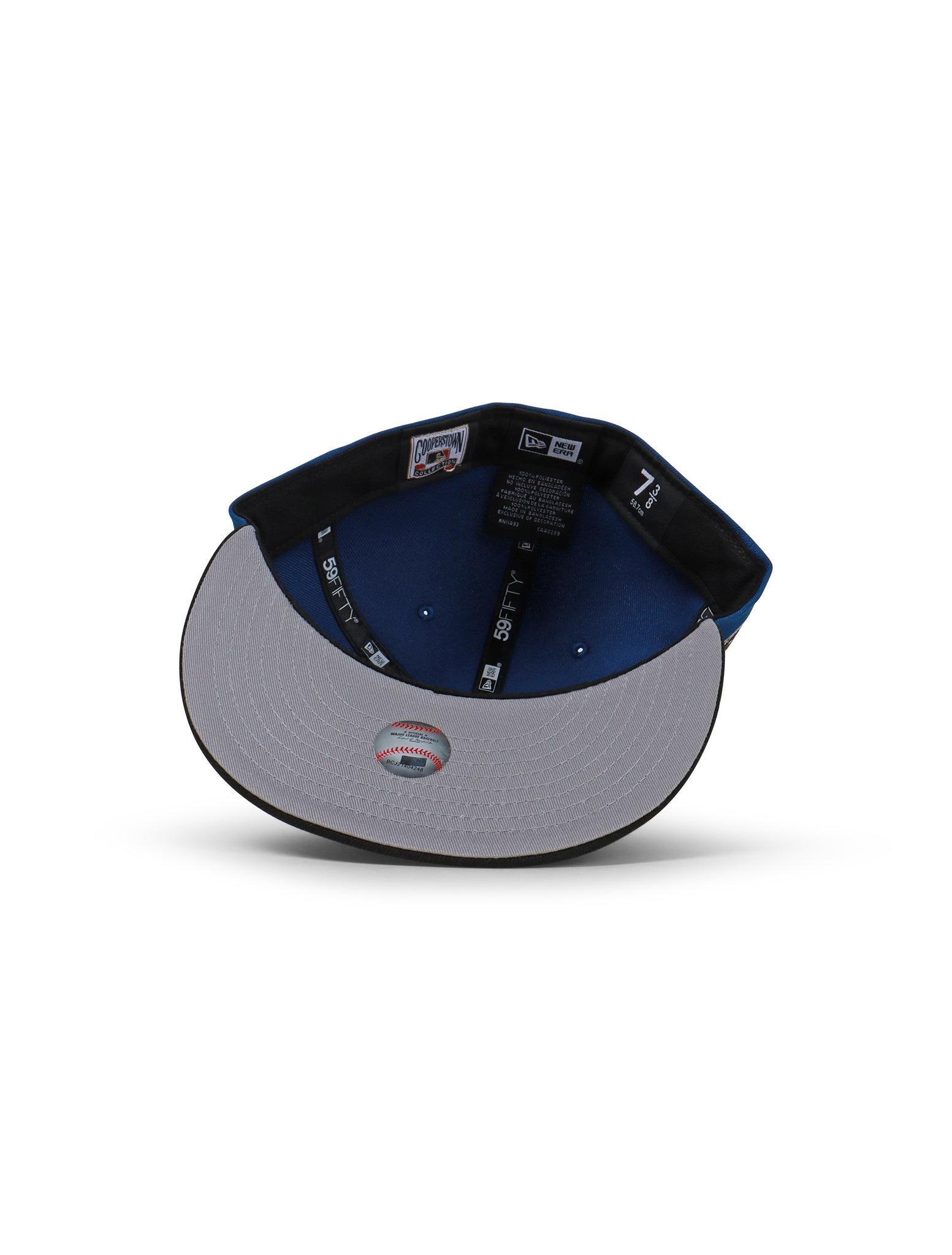 New Era 5950 Dodgers 50Th Anniversary Hat - Blue/Black Denim Exchange