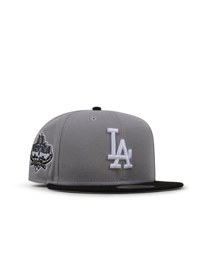 New Era 5950 Dodgers 40Th Anniversary Hat - Gray/Black Denim Exchange