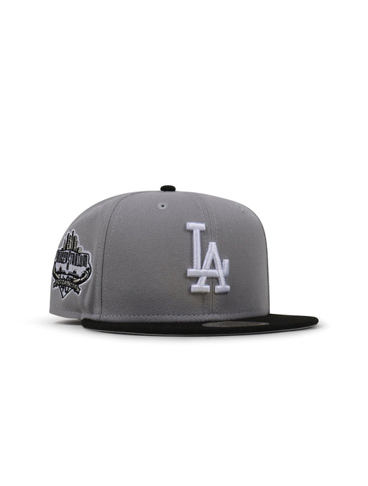 New Era 5950 Dodgers 40Th Anniversary Hat - Gray/Black Denim Exchange