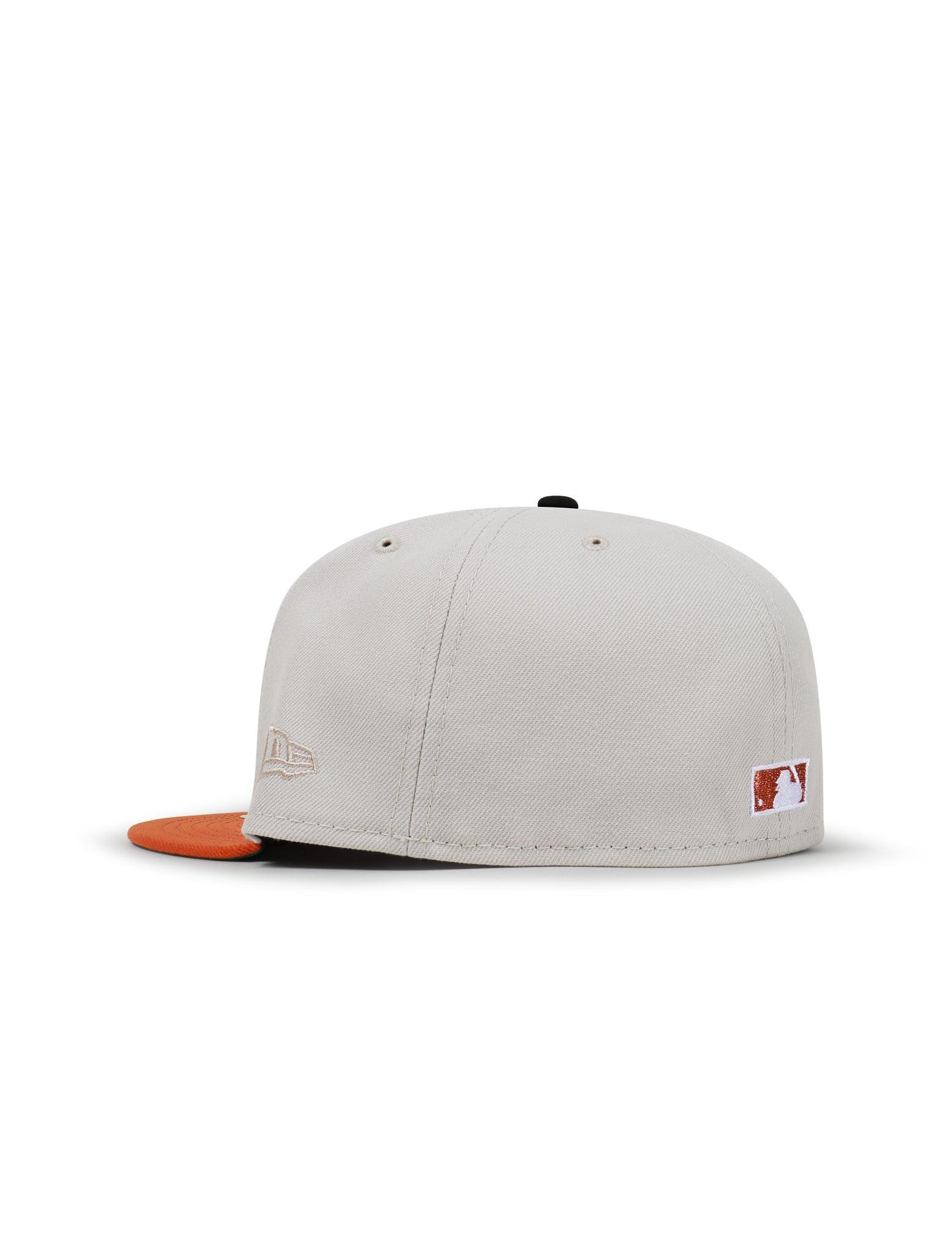 New Era 5950 Dodgers 50Th Anniversary Hat - Stone/Burnt Orange Denim Exchange