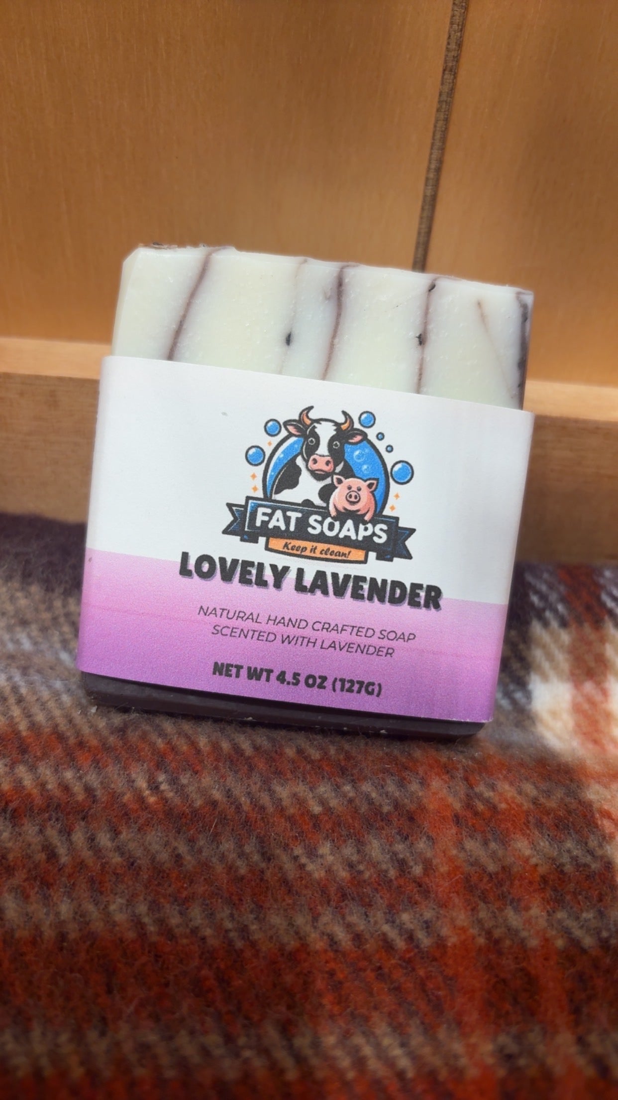 Crimson Lavender Tallow Soap Bar Kacee Lillie Boutique