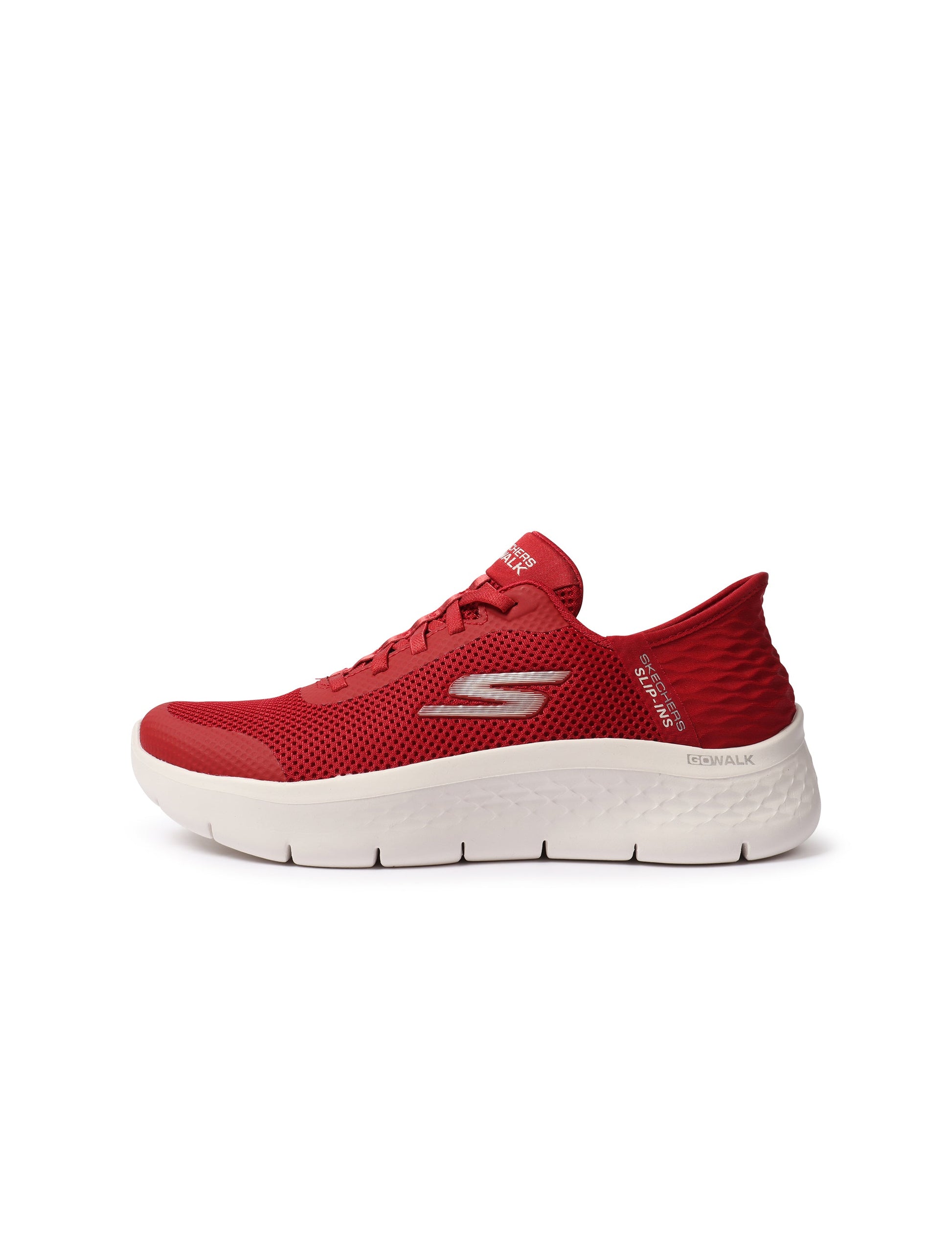 Skechers Womens Go Walk Flex Grand Entry - Red Denim Exchange