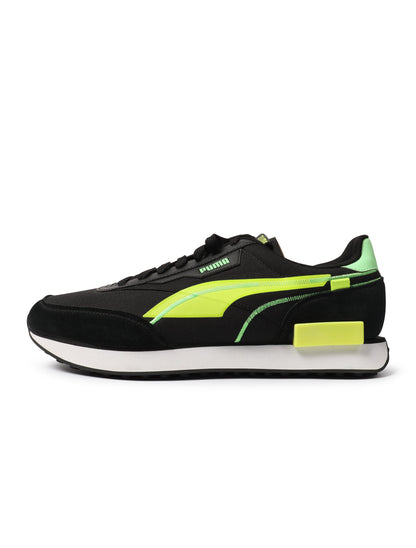 Puma Future Rider Twofold - Black/Yellow Denim Exchange