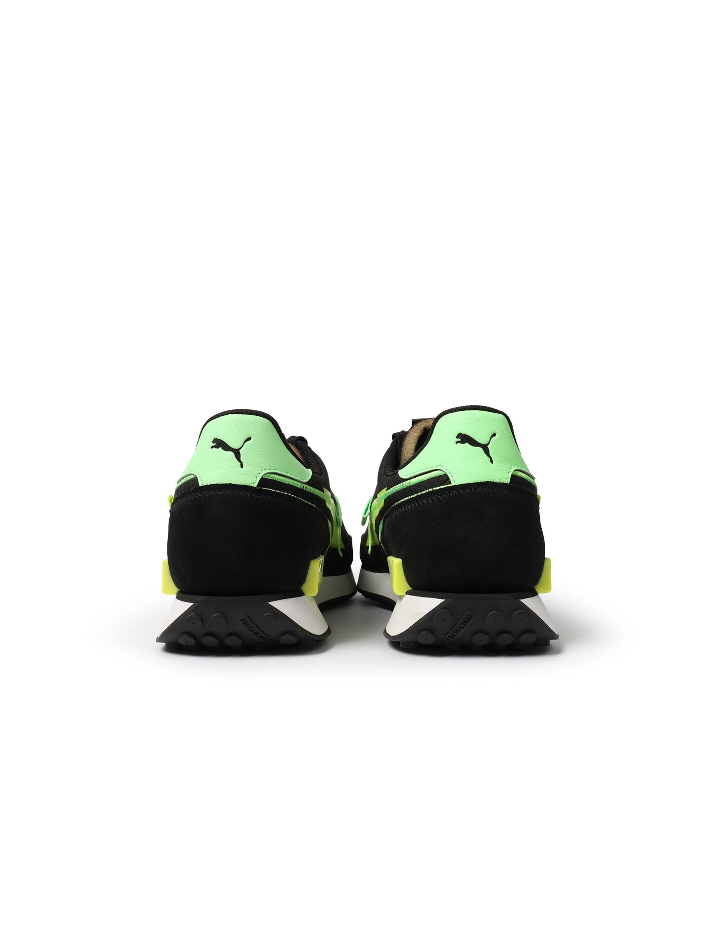 Puma Future Rider Twofold - Black/Yellow Denim Exchange