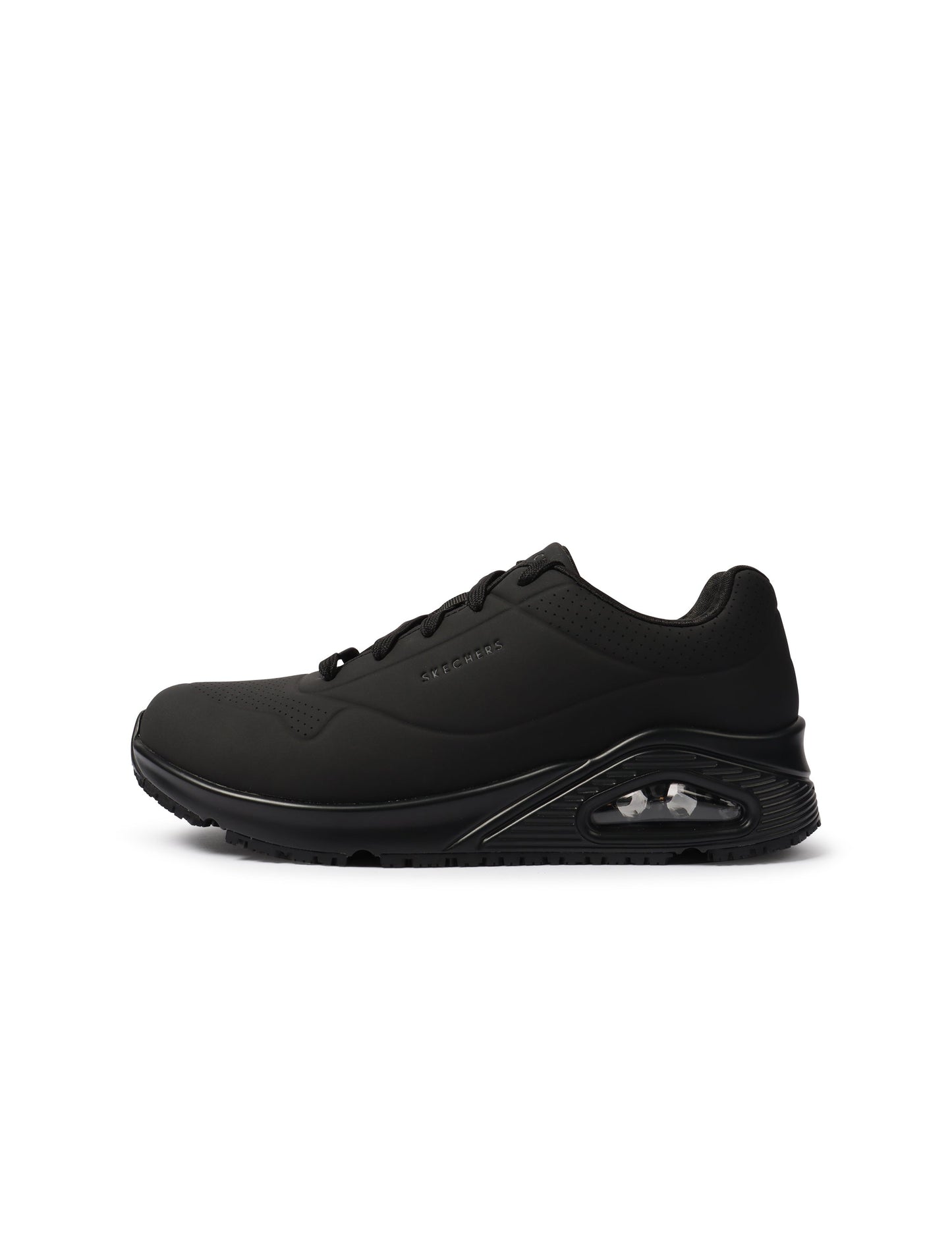 Skechers Womens Work Relaxed Fit Uno SR - Black Denim Exchange