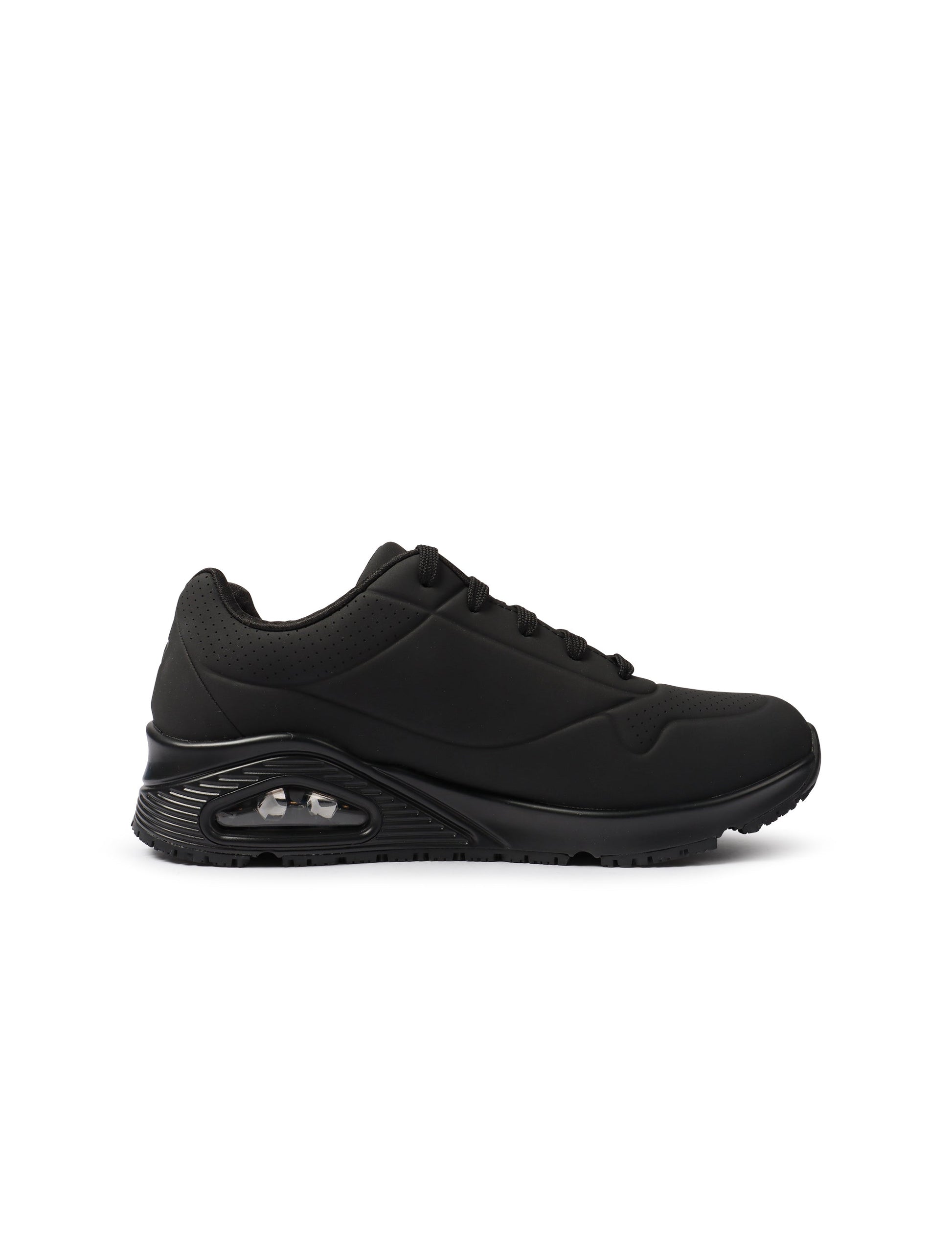 Skechers Womens Work Relaxed Fit Uno SR - Black Denim Exchange