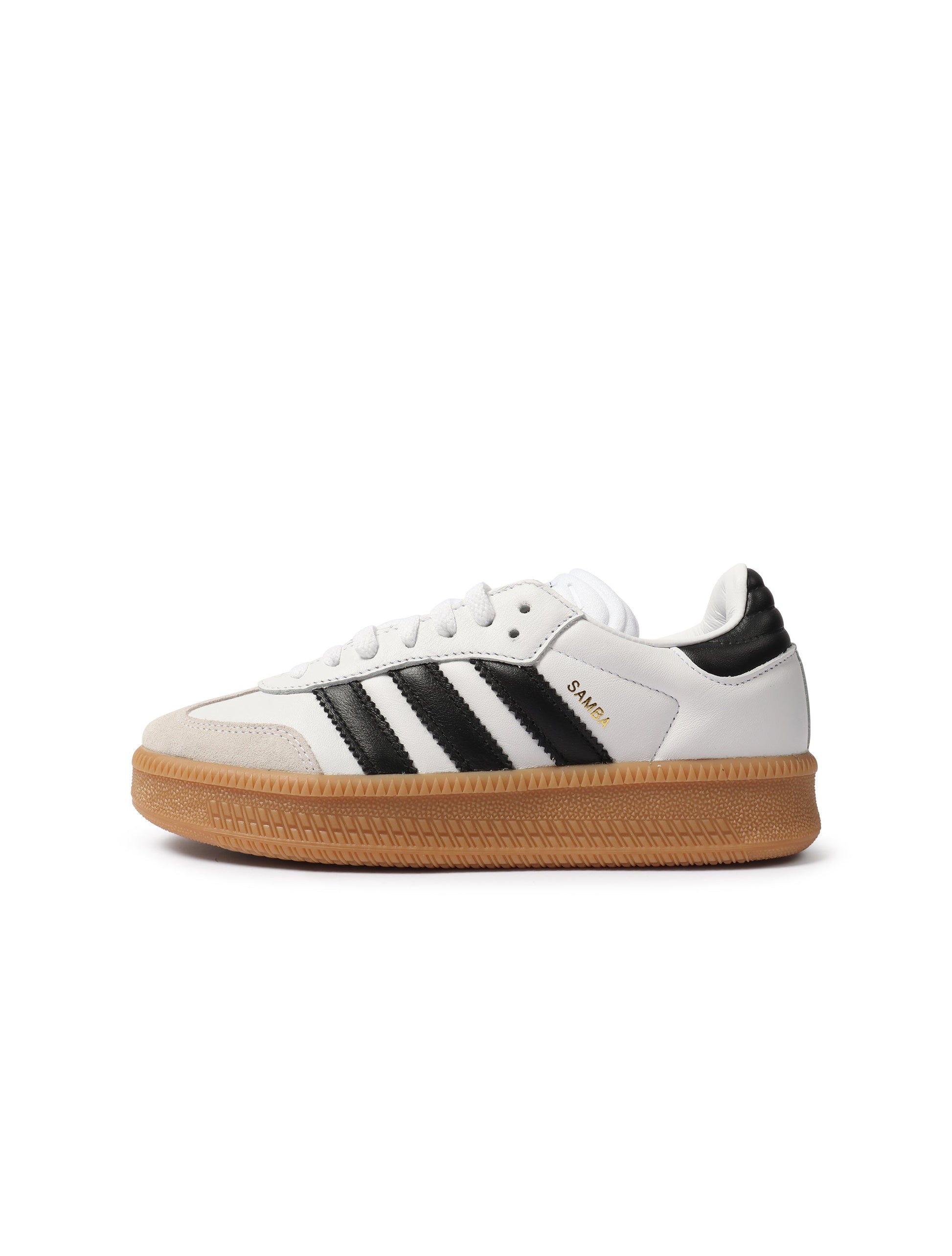 Adidas Big Kids Samba XLG - White Denim Exchange