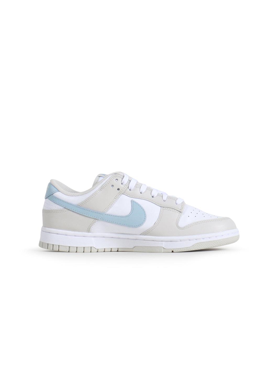 Nike Womens Dunk Low - Light Bone/Armory Blue Denim Exchange
