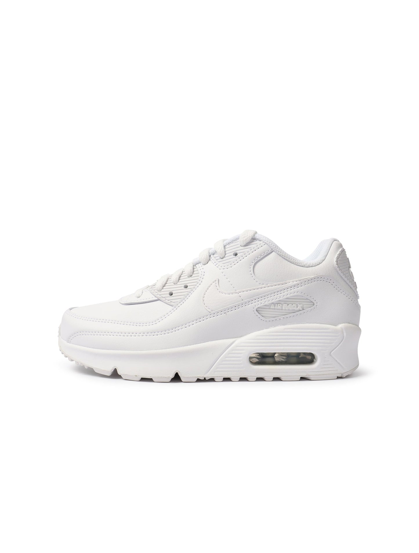 Nike Big Kids Airmax 90 LTR - White/White Denim Exchange