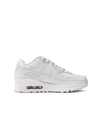 Nike Big Kids Airmax 90 LTR - White/White Denim Exchange