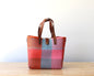Vibrant Handmade MexiMexi Artisan Bag | Unique, Colorful Design with Leather Handles MexiMexi