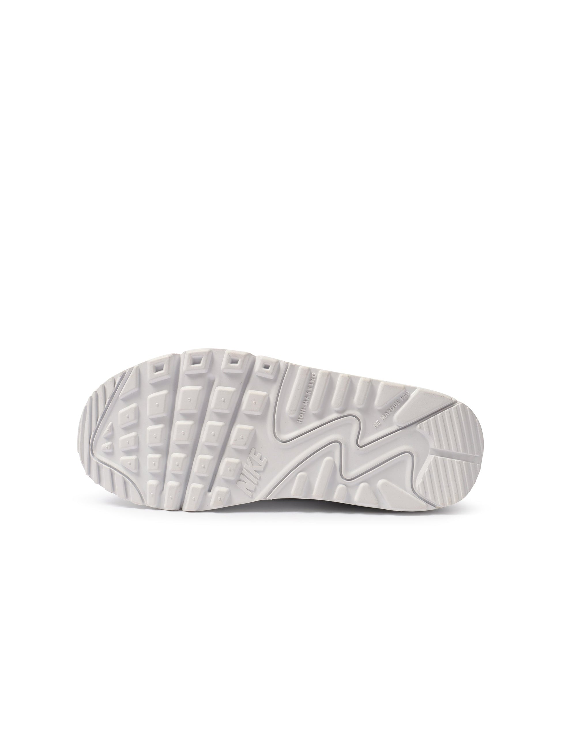 Nike Big Kids Airmax 90 LTR - White/White Denim Exchange