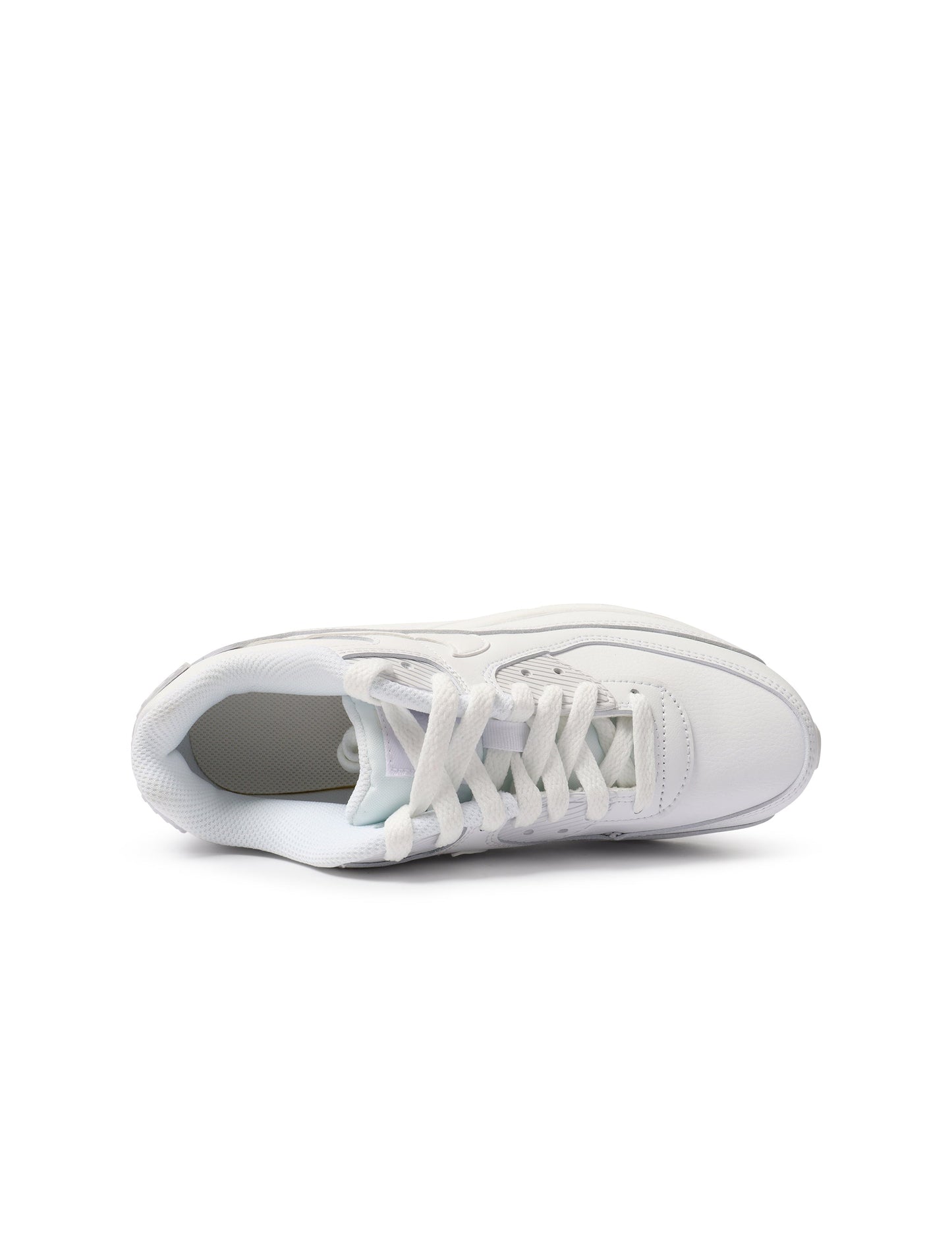 Nike Big Kids Airmax 90 LTR - White/White Denim Exchange